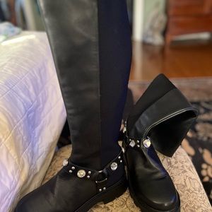 Karl Lagerfeld Paris Milla Harness Boots